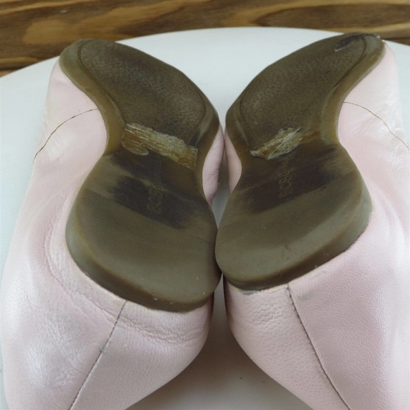 BCBGeneration Size 6 Flat Shoes Pink Leather Women M - Picture 11 of 12